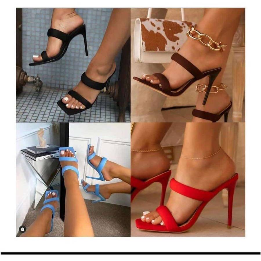 Push on high heel shoes
