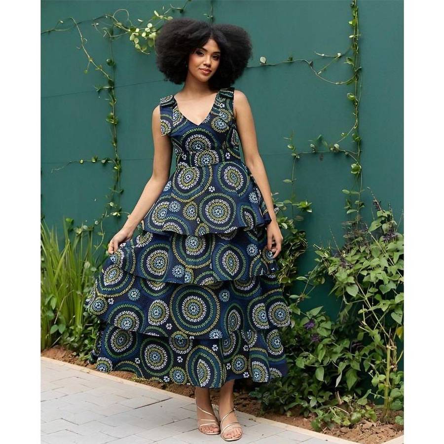 African print Maxi dress