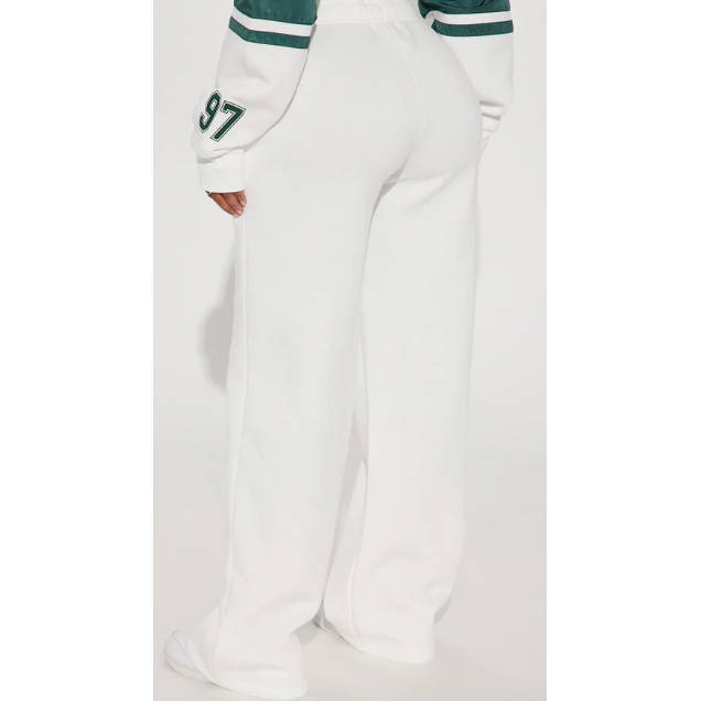 California Athletic Wide Leg Pant & Crop Top Set