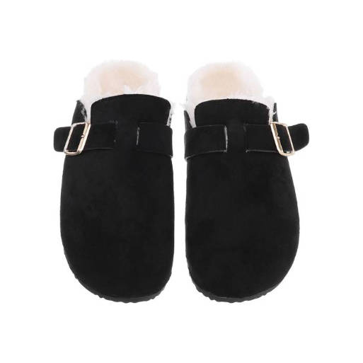 Birkenstock Boston Fur Clog Footbed Sandals