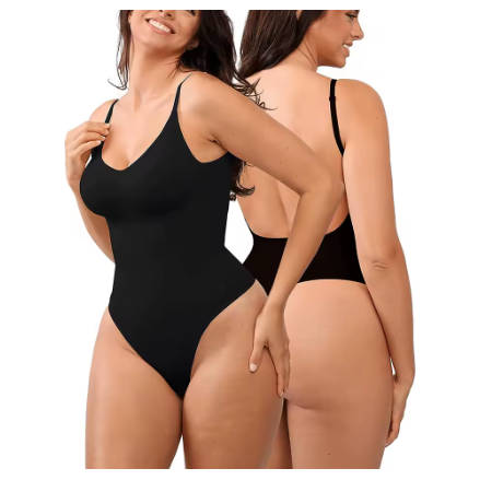 Backless Shapewear Sexy Thong Body Shaper Butt Lifter Bodysuit