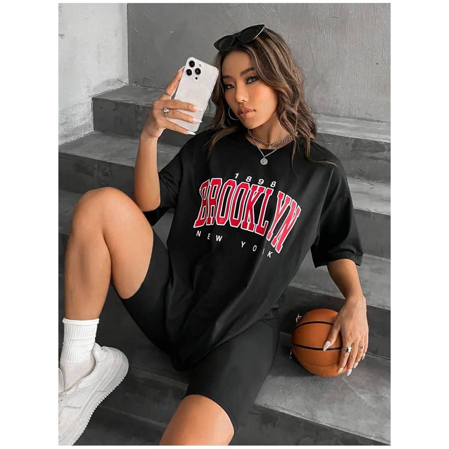 Brooklyn Tee & Biker Short Set