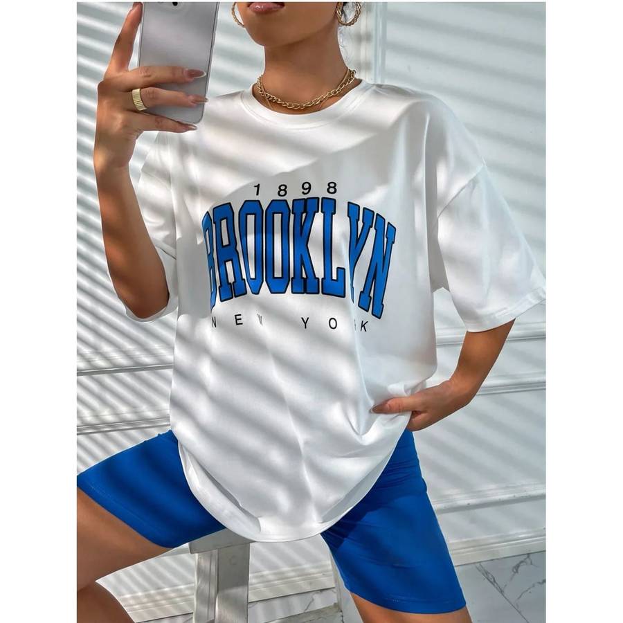 Brooklyn Tee & Biker Short Set