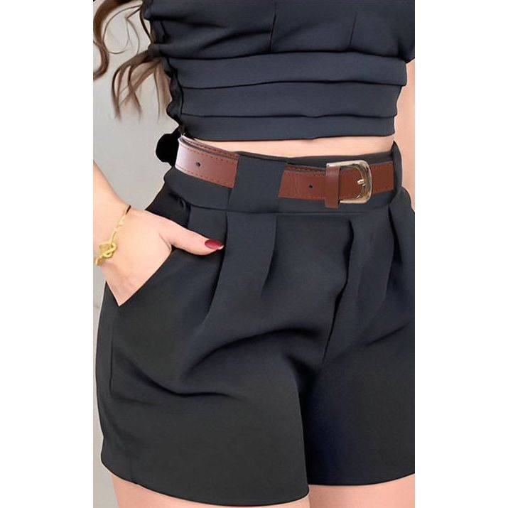 Casual Cargo Shorts High Waist Pants.