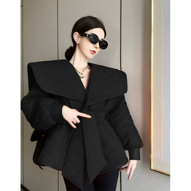 Casual Padded Jacket - BLACK / XXL