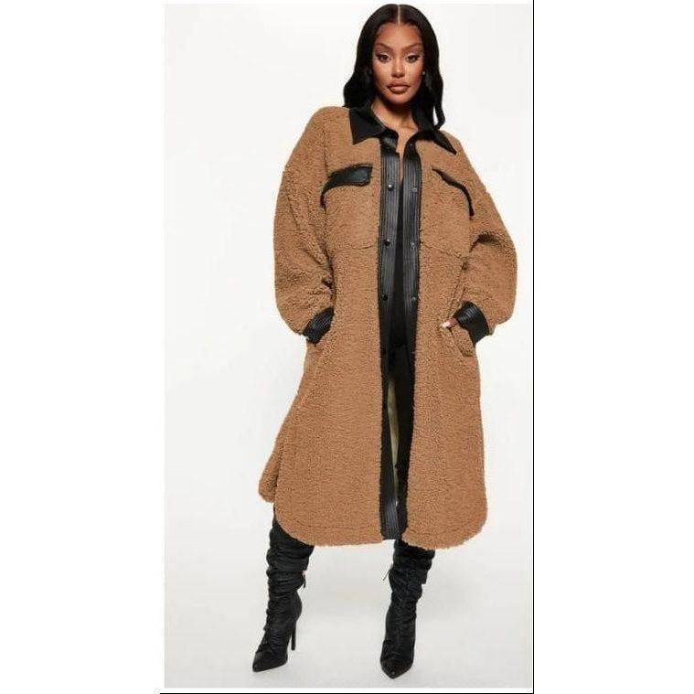 Vintage Woolen Buttoned Coat