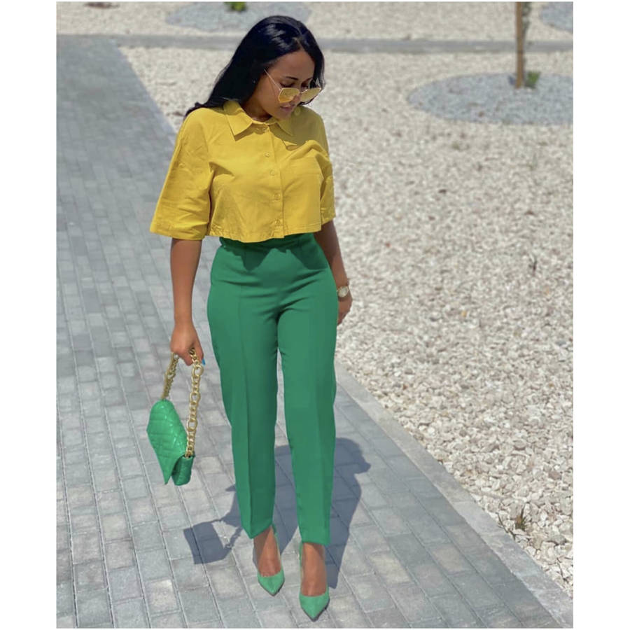 High Waisted skinny formal pants