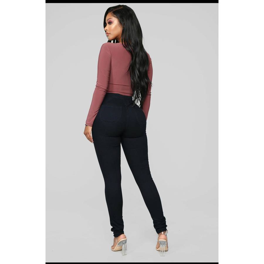 High Waisted Skinny Jeans.