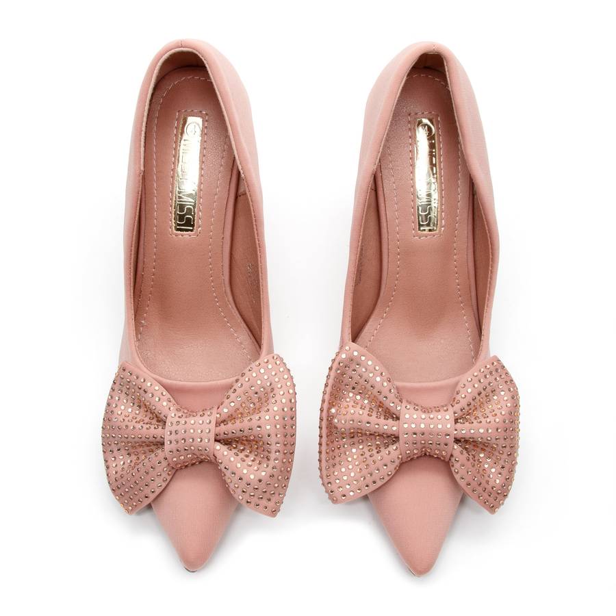 Bowknot Rhinestone Heels