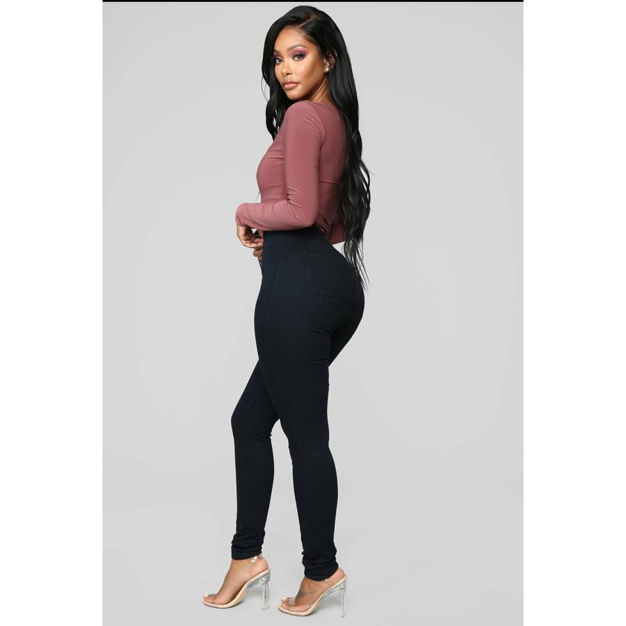 High Waisted Skinny Jeans.