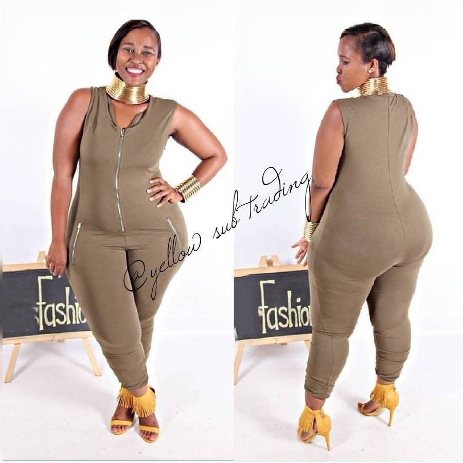 zipper jumpsuit