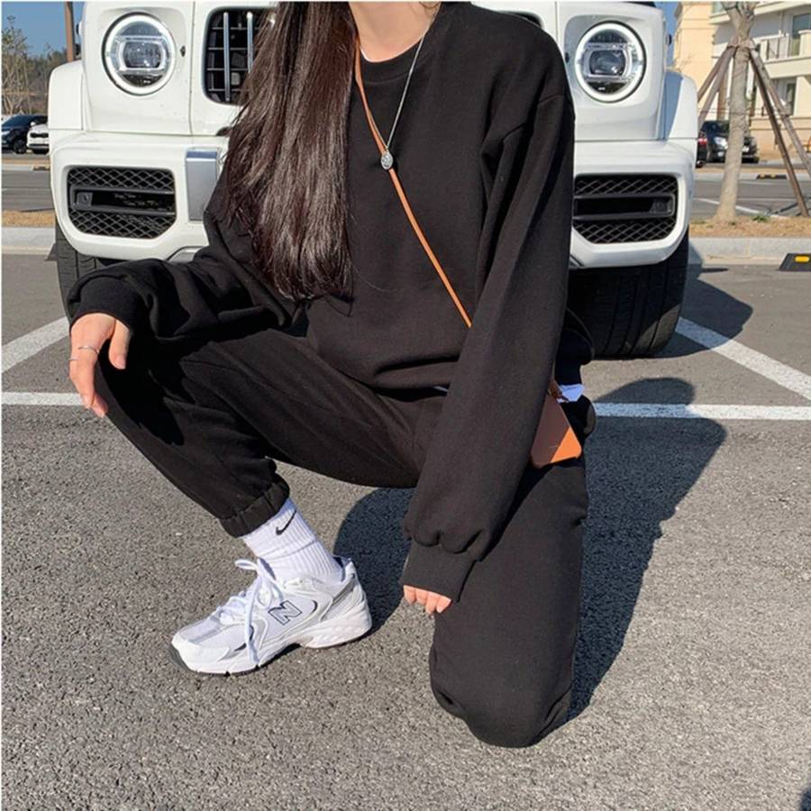 Tracksuit Set - PINK / XL