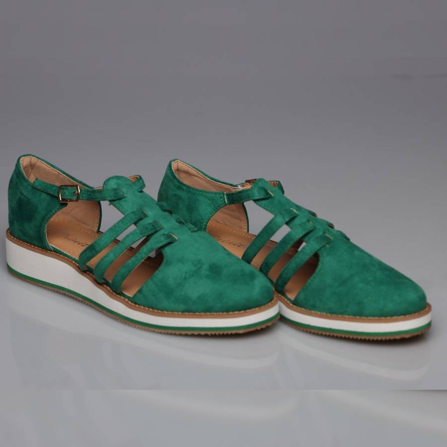 Loafer Hollow-out Shoes - RED / 4
