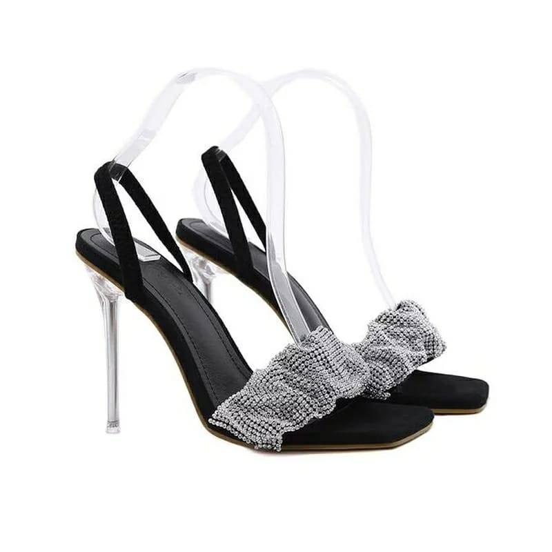 Crystal Transparent PVC High Heels