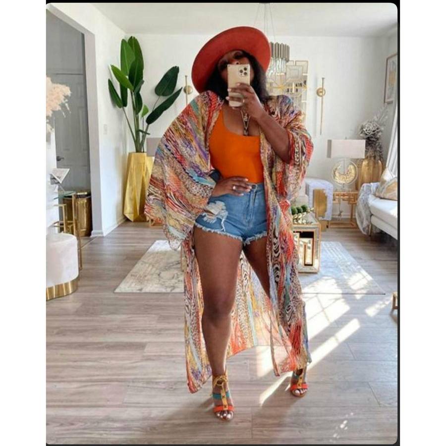 Long Kimono Coverup
