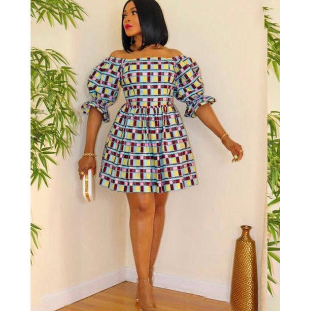 Off Shoulder Mini Dress