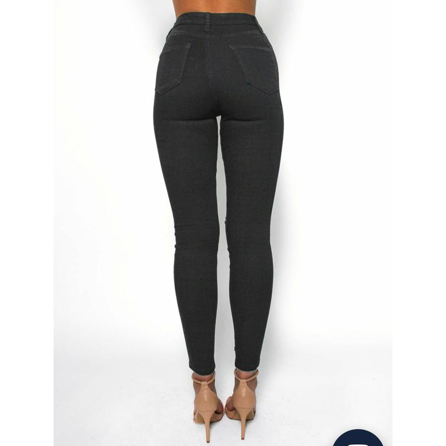 High Waisted Black skinny Jeans