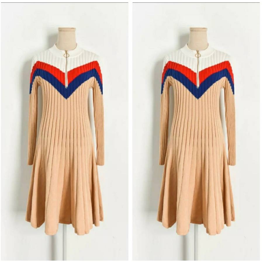 Ribbed Sweater Dress