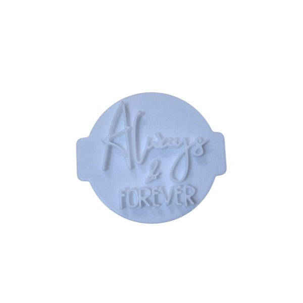 Hubbe Cookie Cutter - Always & Forever Embosser