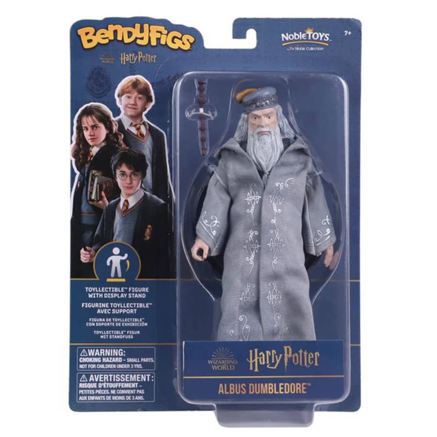BendyFigs Albus Dumbledore Bendable Figure & Display Stand