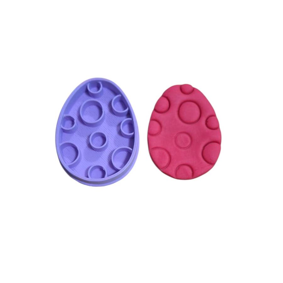 Hubbe Cookie Cutter - Waster Egg with Circles