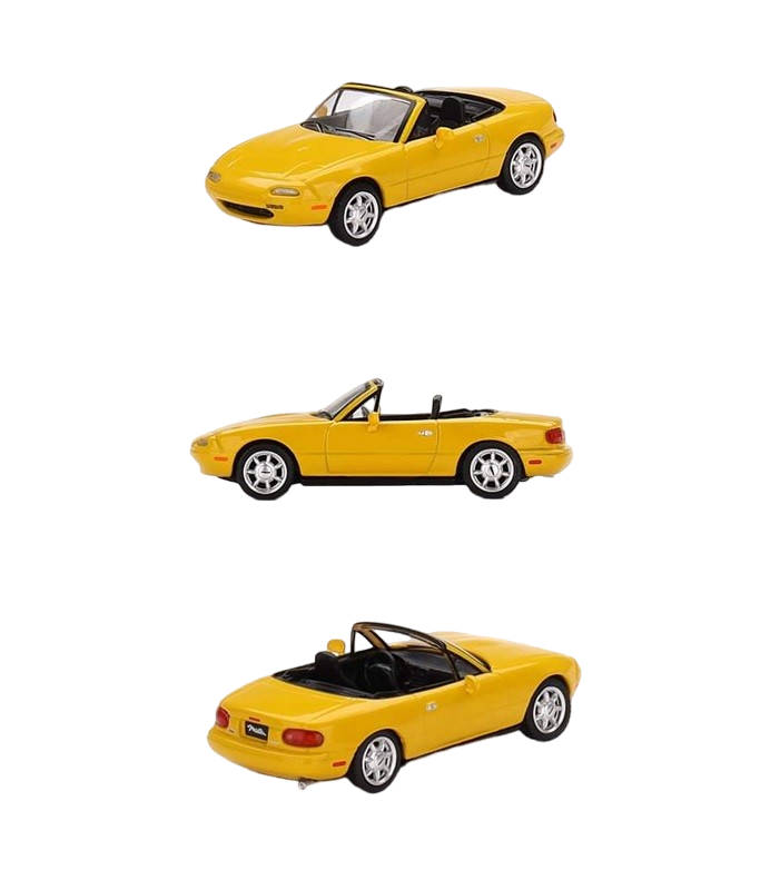 Eunos Roadster Sunburst Yellow 1:64 Model