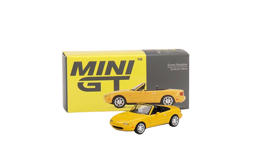 Eunos Roadster Sunburst Yellow 1:64 Model
