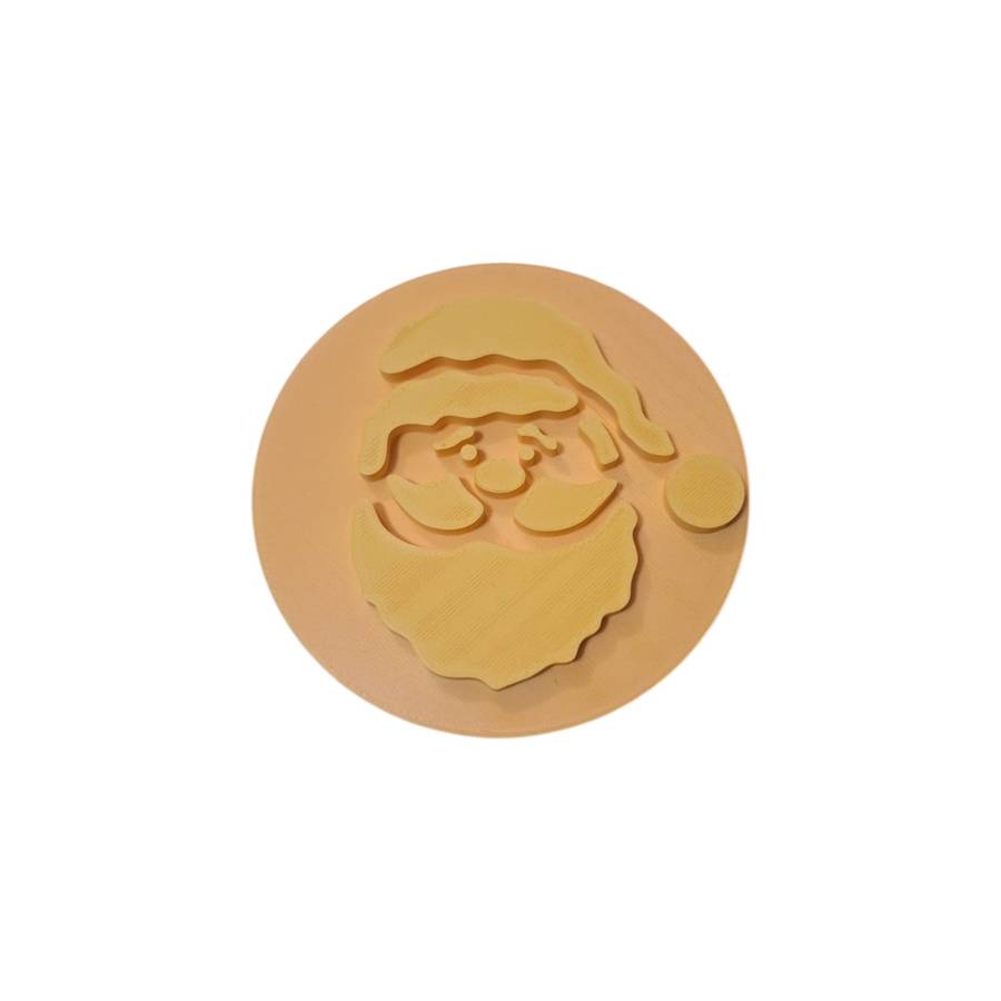 Hubbe Cookie Cutter - Santa Clause Face Embosser/Cake Topper