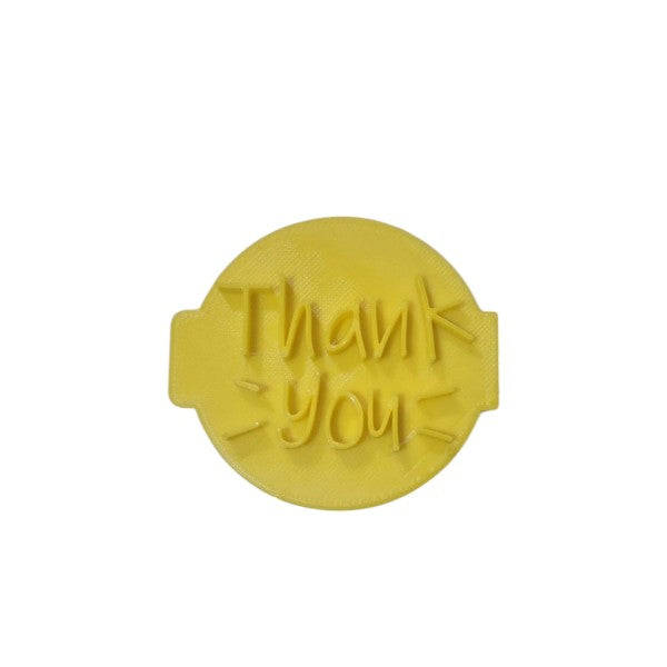 Hubbe Cookie Cutter - Thank You Embosser