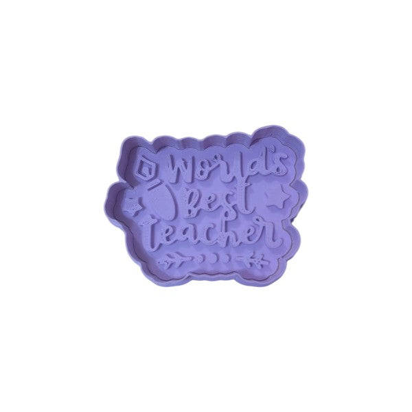 Hubbe Cookie Cutter - World's Best Teacher