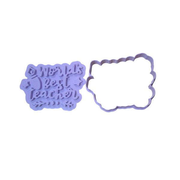 Hubbe Cookie Cutter - World's Best Teacher