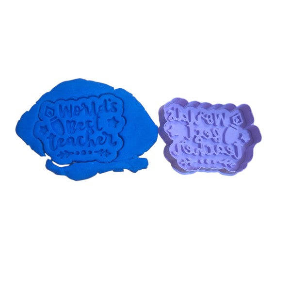 Hubbe Cookie Cutter - World's Best Teacher