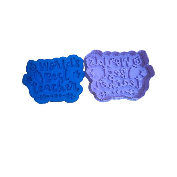 Hubbe Cookie Cutter - World's Best Teacher