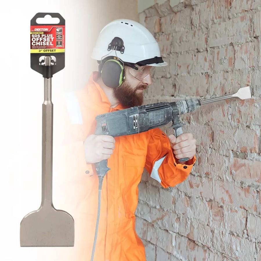 DEKTON SDS Plus Offset Chisel 3"