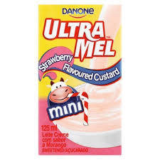 Ultra Mel Custard Strawberry - 125ml