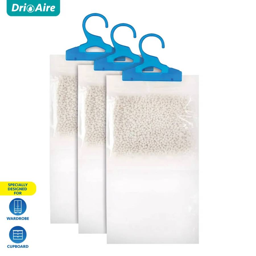 Dri Aire 3PC Hanging Wardrobe Dehumidifier