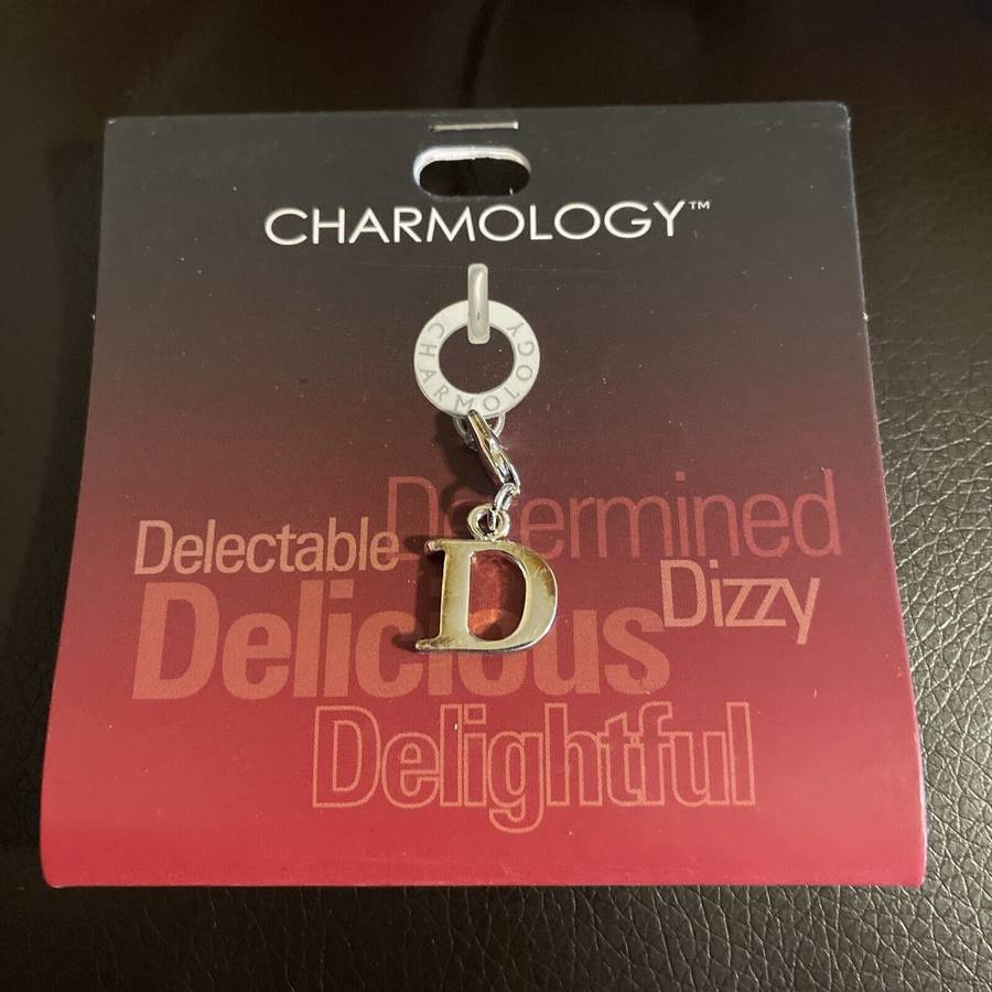 Charmology Silver Letter Clip On Charm