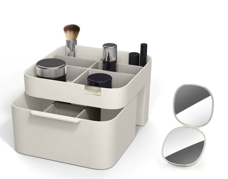 Joseph Joseph Make Me Up Compact Mirror & Makeup Organiser Set