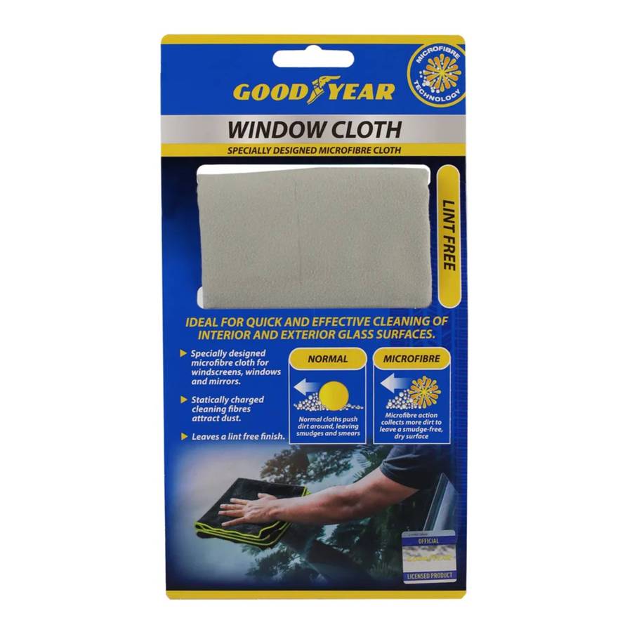 Goodyear Microfibre Window Cloth