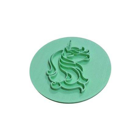 Hubbe Cookie Cutter - Unicorn Head Embosser