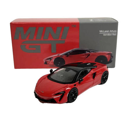 Mini GT McLaren Artura Vermillion Red 1:64 Model