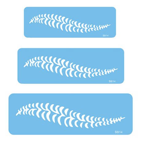 Jem Stencil - Fern Border Set of 3