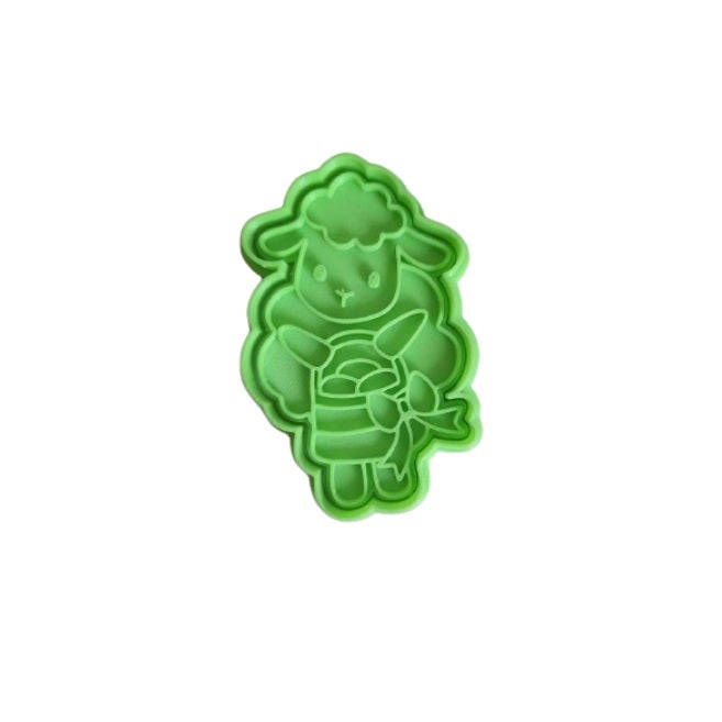 Hubbe Cookie Cutter - Easter Sheep with Egg Basket