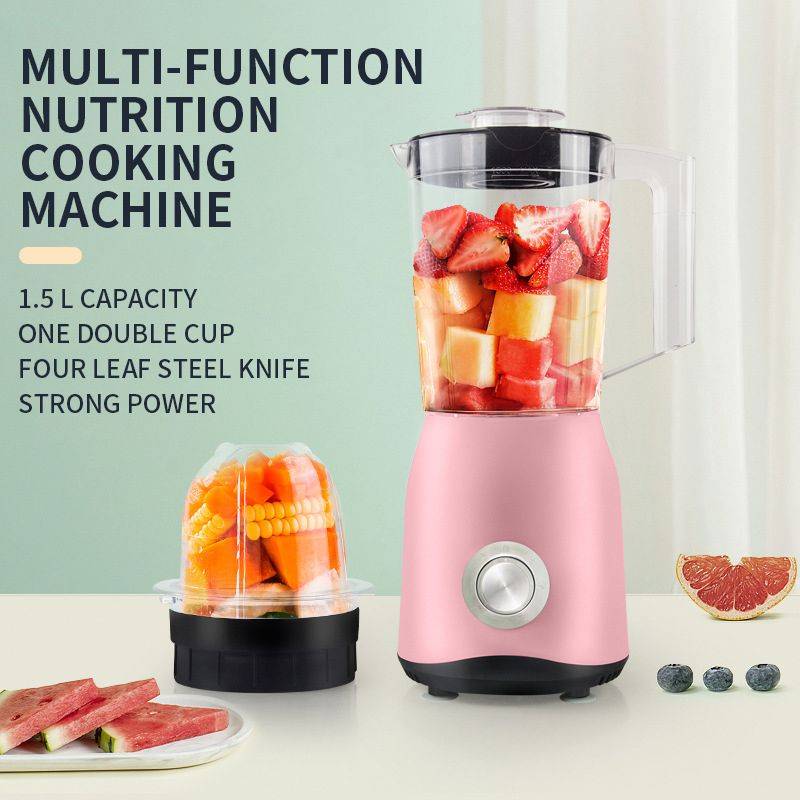 Silver Crest SC-08 1500W Juice Blenders for Kitchen-Pink