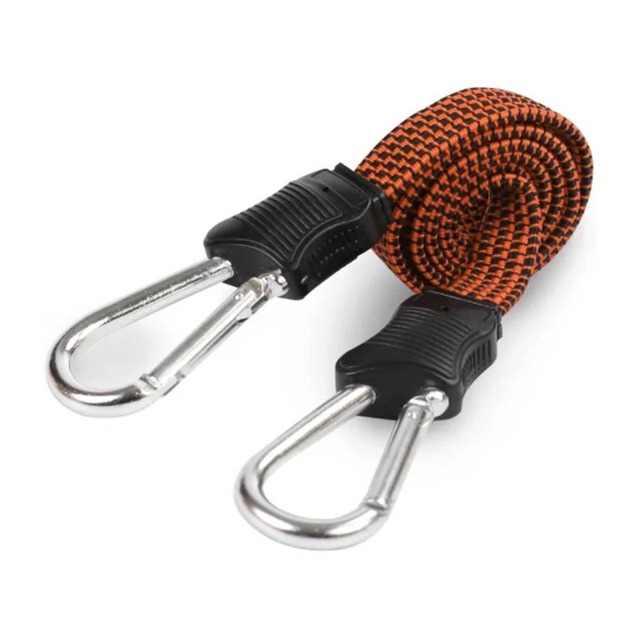 DEKTON 24" Flat Bungee with Carabiner Hook