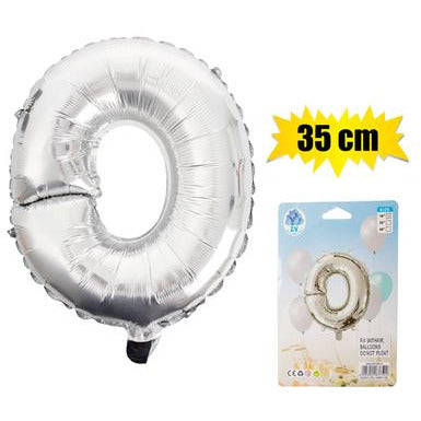 Silver Letter Helium Balloon 35cm