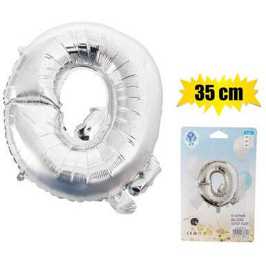 Silver Letter Helium Balloon 35cm