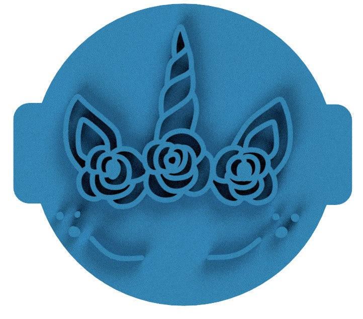 Hubbe Unicorn Cookie Embosser