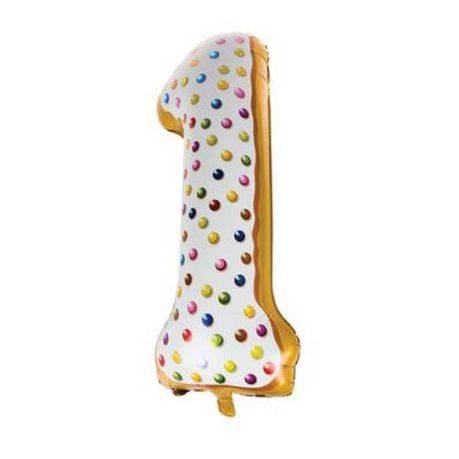 Doughnut Number Helium Balloon 101cm