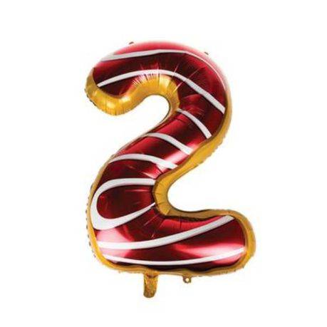 Doughnut Number Helium Balloon 101cm